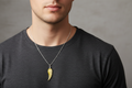 Resin Angel wing pendent and chain