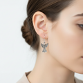 Angel dangle earrings