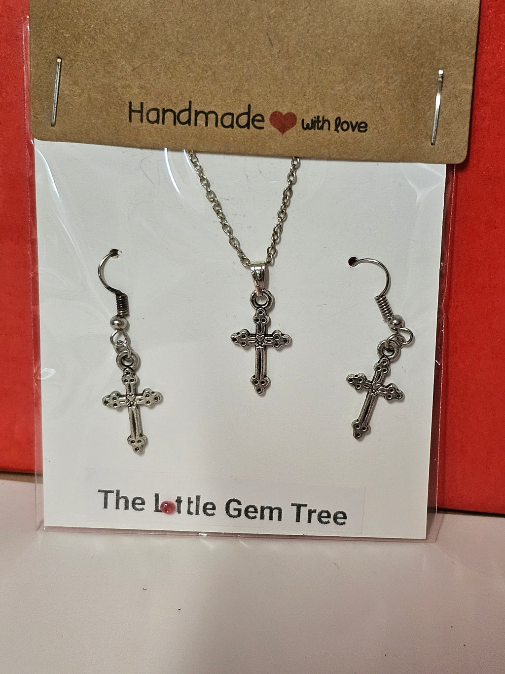metal cross gift set