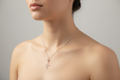 silver swan shape wire pendent