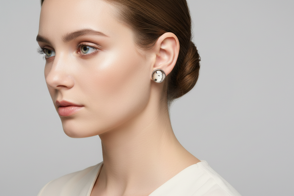 studded earrings collection