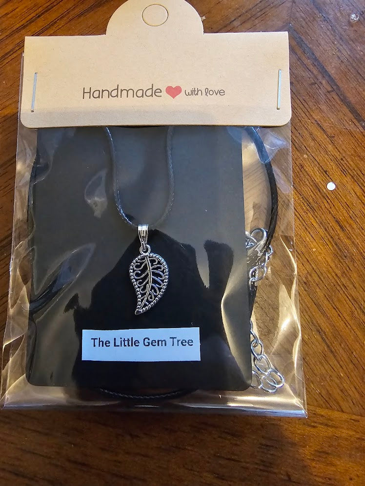 leaf pendent on cord