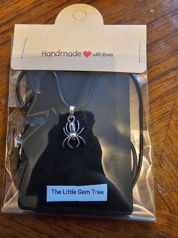 spider pendent on cord