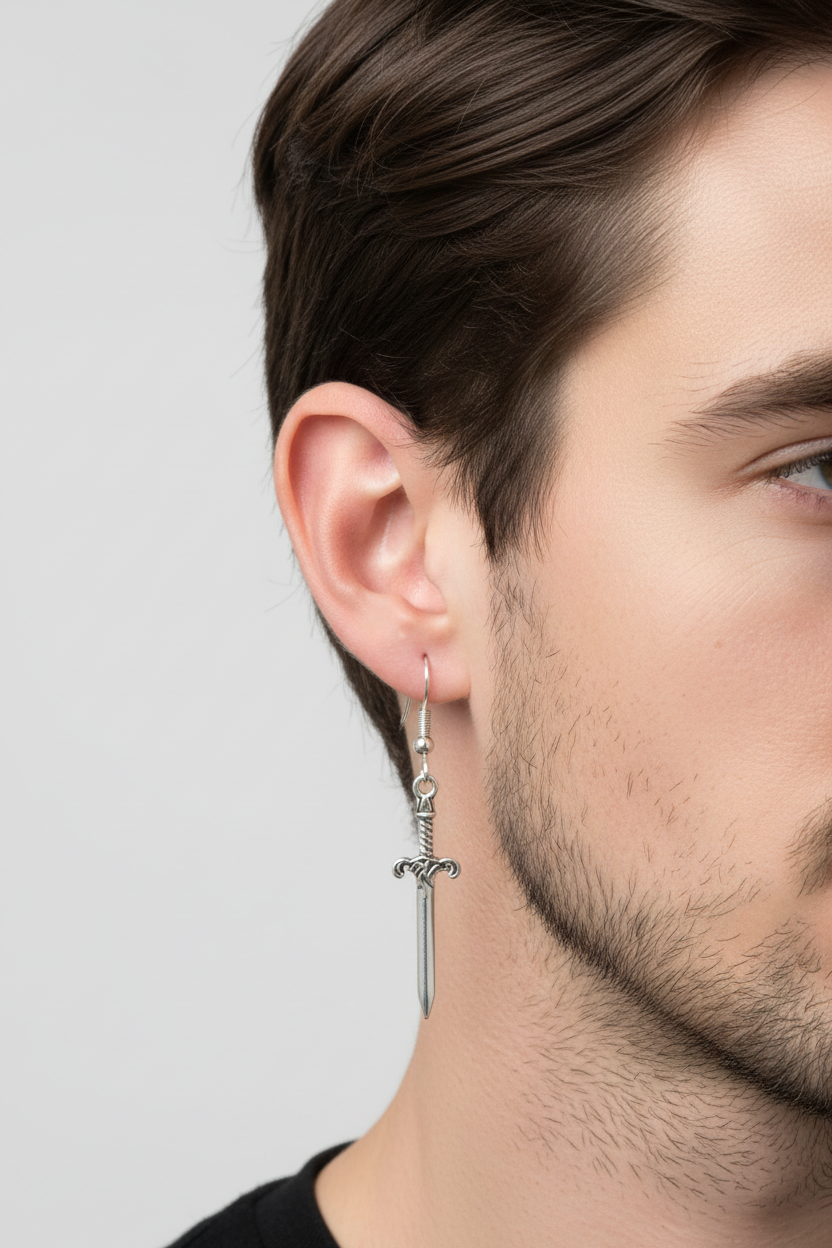 sword earrings