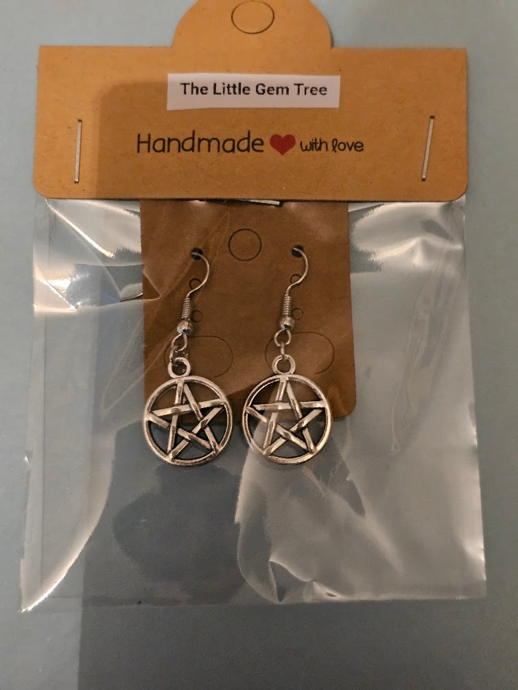 pentagram earring
