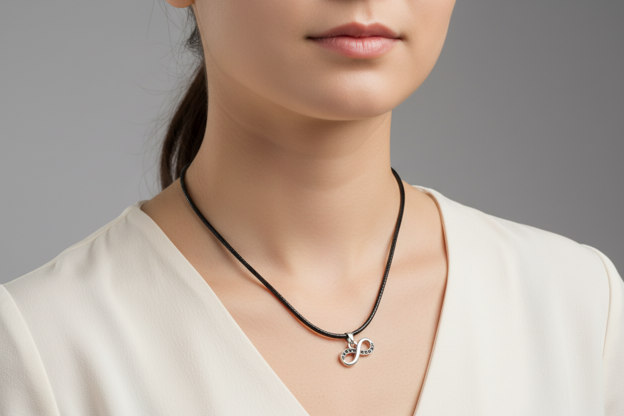 eternity symbol necklace