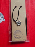 flower power corded necklace