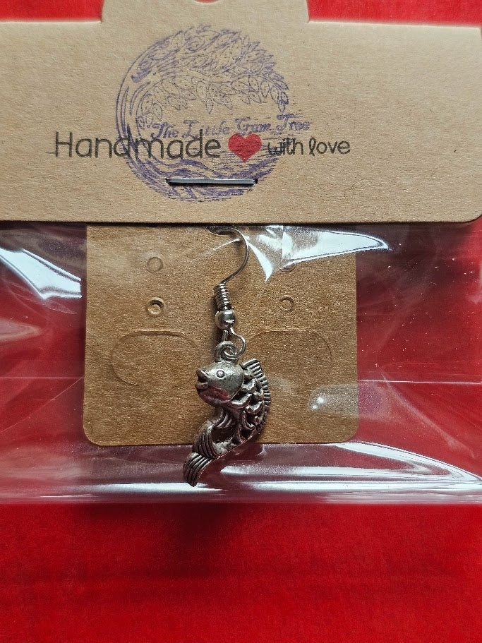 koi fish earing for a man