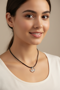 heart of love pendent on cord