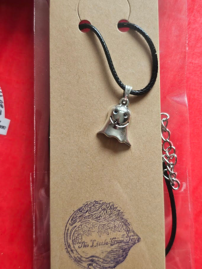 ghostly pendent on cord