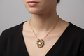 woven horseshoe necklace