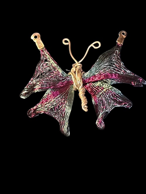 Butterfly pendent and chain