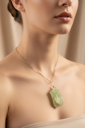 calcite wire wrapped neck lace and earing