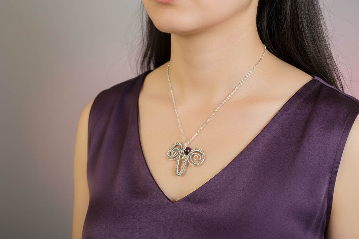 Aries zodiac pendent
