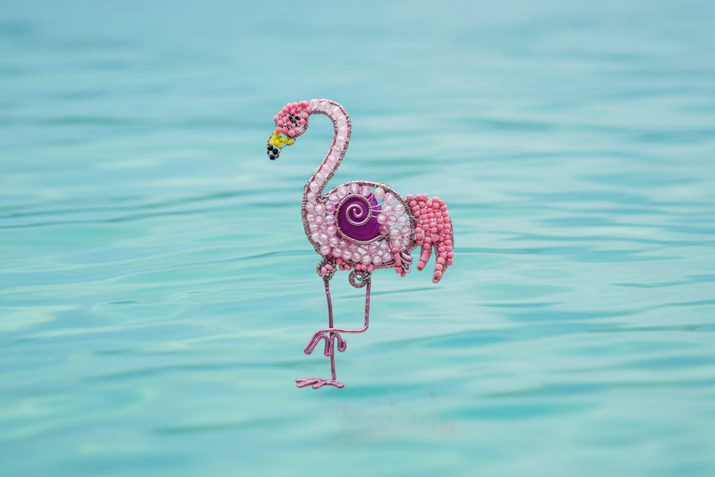 flamingo broaches